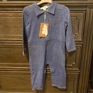 Angel dear Denim blue jumpsuit
